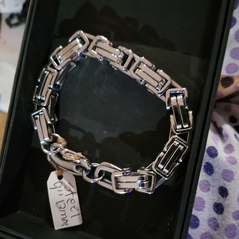 Men's bizantine link bracelet